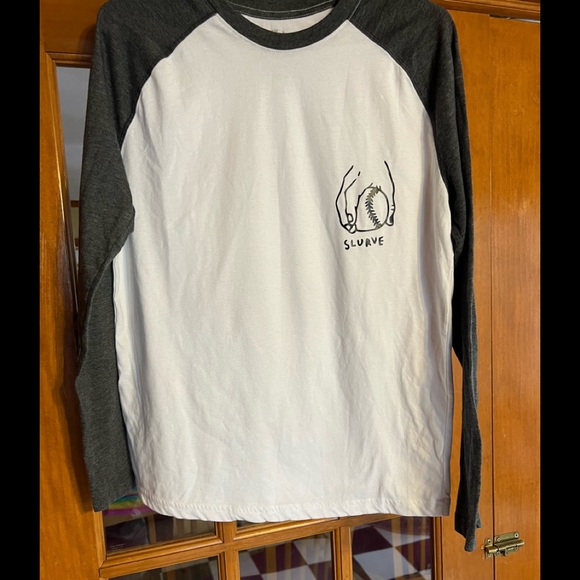 Athletic Works Other - Long sleeve, men's size small, baseball t-shirt.  "Slurve" New worn or washed.